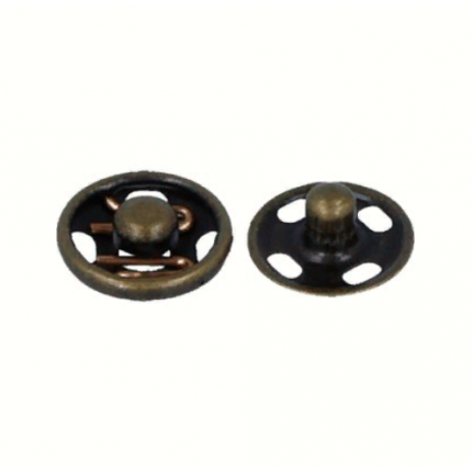 Кнопки пришивные KLМ-070 металл "Gamma" d 7 мм 10 шт. №03 под бронзу (арт. KLМ-070)