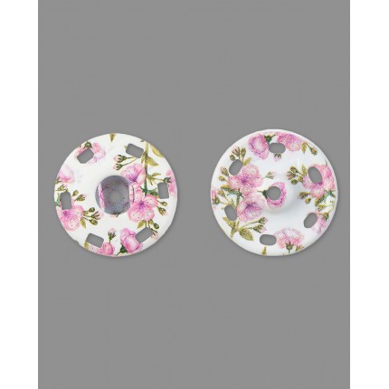 Кнопка пришивная д.20,9 мм (металл) KOH-I-HOOR №8 белый 1шт. (арт. КНД-20-1-32459)