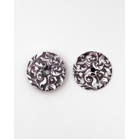 Прочие КНД-39-1-48166 Кнопка пришивная д.20,9 мм (металл) Decor Leafs №8 1шт. 