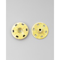 Прочие КНД-40-1-48167 Кнопка пришивная д.20,9 мм (металл) Decor Lemon №8 желтый 1шт.  