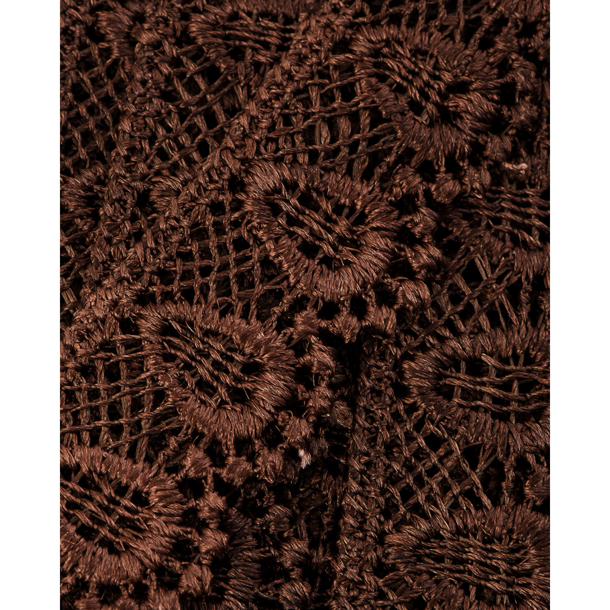Кружево плетеное ш.20 мм коричневый 100 см (арт. КП-195-31-18428.031)