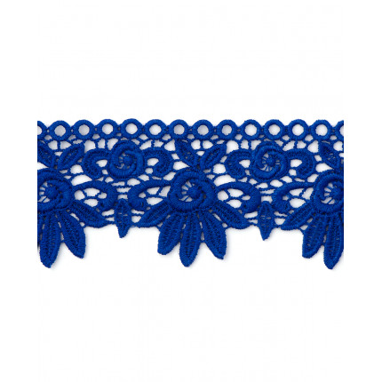 Кружево плетеное ш.5 см синий 1 метр (арт. КП-335-2-37885.002)