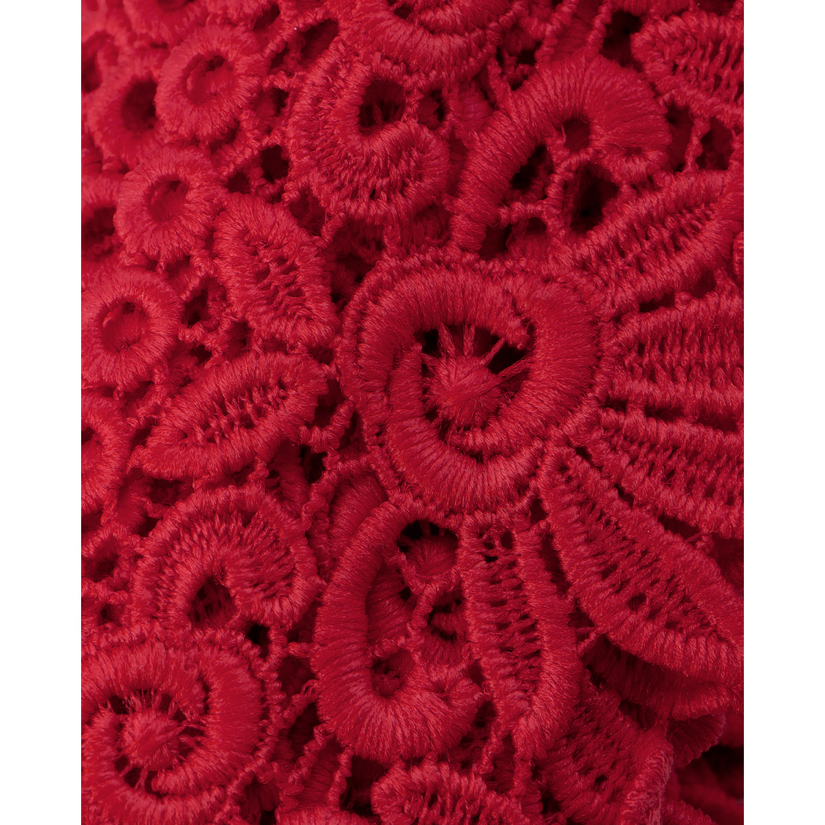 Кружево плетеное ш.5 см красный 1 метр (арт. КП-335-5-37885.005)