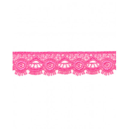 Кружево плетеное ш.2 см розовый 100 см (арт. КП-85-20-10326.003)