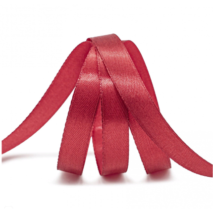 Лента атласная 1,2 см х 22,86 м цв.027 ярко-красный (арт. Лента атласная 1,2 см х 22,86 м цв.027 ярко-красный)