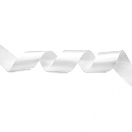 Лента атласная 5,0 см х 22,86 м цв.001 белоснежный (арт. Лента атласная 5,0 см х 22,86 м цв.001 белоснежный)