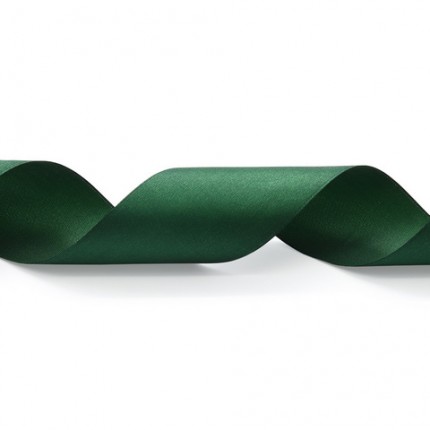 Лента атласная 5,0 см х 22,86 м цв.126 темно-зеленый (арт. Лента атласная 5,0 см х 22,86 м цв.126 темно-зеленый)