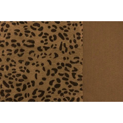 Мех коротковорсовый жесткий 3мм,  50*50см, 100% п/э, цв.св.леопард (арт. Мех леопард)