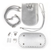 Прочие МГ-108293-1-МГ0957667 Набор для изготовления рюкзака из экокожи (серебро/никель) серебристый 