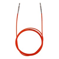 KnitPro 10635 Тросик для съемных спиц (заглушки 2шт, кабельный ключик), длина 76 (100)см, KnitPro, 10635 