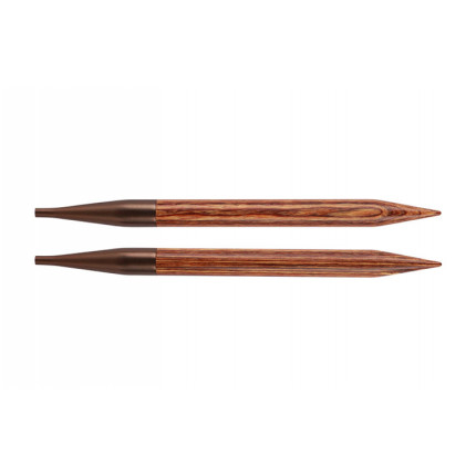 Спицы деревянные съемные Ginger KnitPro для длины тросика 35-126  см, 3.50 мм 31203
