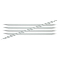 KnitPro Basix aluminium МГ-82410-1-МГ0762004 Спицы чулочные Knit Pro 45118 Basix Aluminum 2,25мм/20см, алюминий, серебристый, 5шт 
