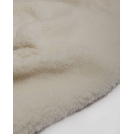 Мех шерсть 80% шир.150 см  825 гр/м.пог.  белый 0,1 м.пог (арт. МХ-40-1-20554.001)