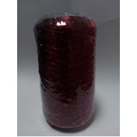 Пряжа с пайетками на конусе 250г/1000м Цвет 6 бордо