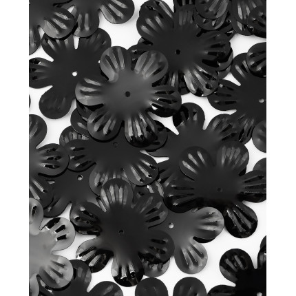 Пайетки д.3,3 см черный 250 г (арт. ПЕО-1-6-10618.003)