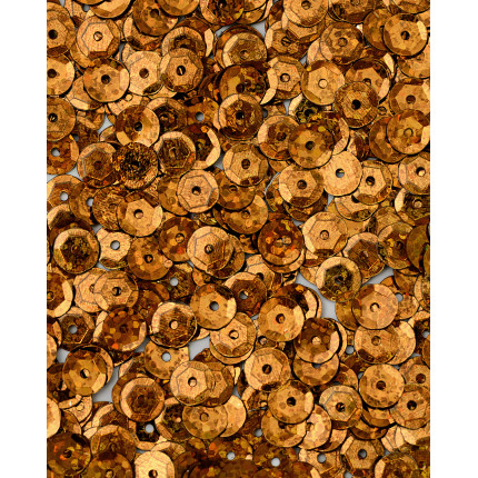 Пайетки д.0,6 см коричневый 50 г (арт. ПЕО-7-4-9819.017)