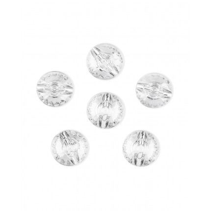 Пуговицы 16L прозрачный уп. 12 шт. (арт. ПКЛ-158-1-36955)