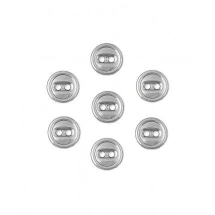 Пуговицы 14L (металл) серебристый уп. 6 шт. (арт. ПМ-365-4-35114.004)