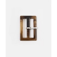 Прочие ПП-1294-2-48336.002 Пряжка пластиковая шир.3,5 см цвет коричневый 