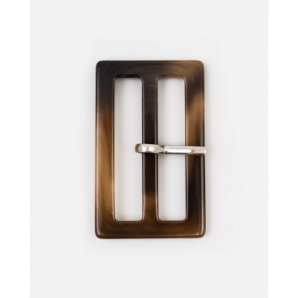 Пряжка пластиковая шир.4,5 см цвет коричневый (арт. ПП-1295-2-48337.002)