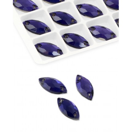 Стразы пришивные стекло р.0,7x1,5 см 8шт. фиолетовый (арт. ПСС-12-10-31514.010)