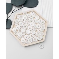 Прочие ПУБР-919-1-48319.001 Пуговицы 12мм 20L цвет белый 