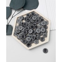 Прочие ПУБР-919-2-48319.002 Пуговицы 12мм 20L цвет черный 