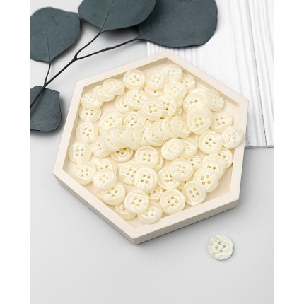 Пуговицы 12мм 20L  цвет белый (арт. ПУБР-922-1-48287.001)