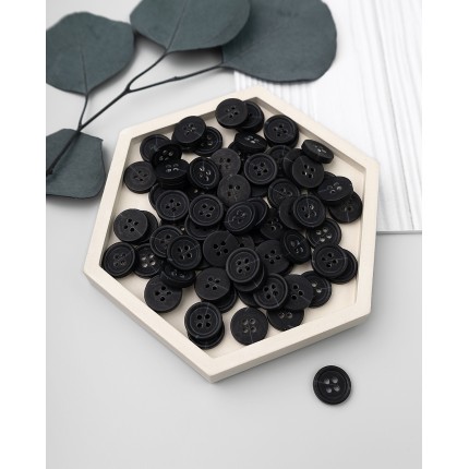Пуговицы 12мм 20L  цвет черный (арт. ПУБР-922-2-48287.002)