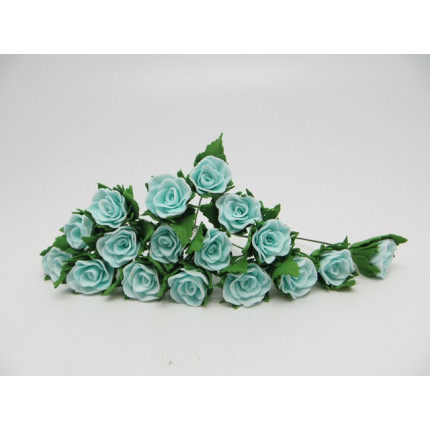 Ревелюровые цветы "FomFantasy" Р-05 , розы (1,5*1,5 см.)  цв.мятн. (арт. Р-05)