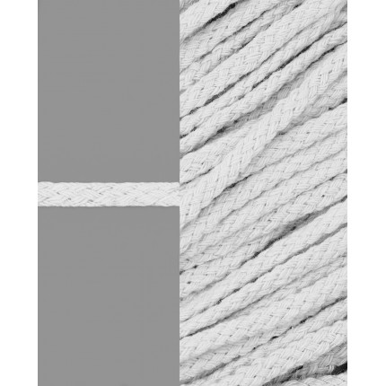 Шнур декоративный д.0,5 см белый полиэстер, 82 м (арт. ШБ-57-1-30137.001)
