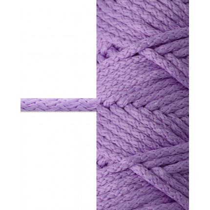 Шнур декоративный д.0,5 см фиолетовый п/э, 50 м (арт. ШД-121-12-34324.012)