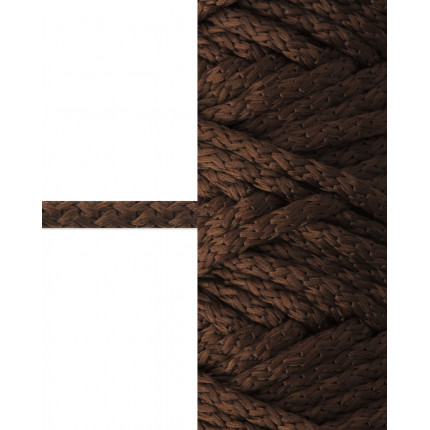 Шнур декоративный д.0,5 см коричневый п/э, 50 м (арт. ШД-121-3-34324.003)