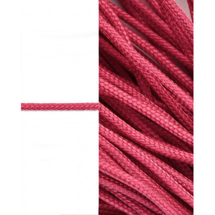 Шнур декоративный д.0,12 см розовый п/э, 20м (арт. ШД-57-14-13773.011)