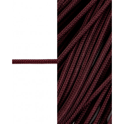 Шнур декоративный д.0,12 см бордовый п/э, 20м (арт. ШД-57-19-13773.016)