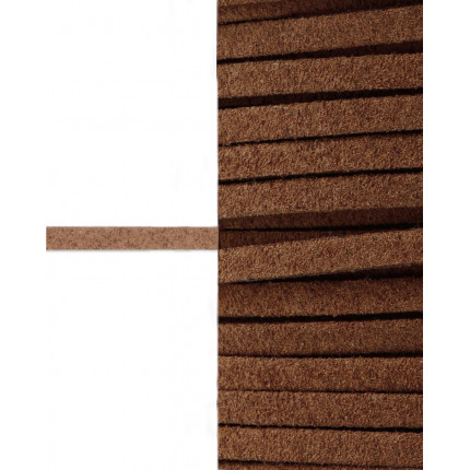 Шнур замшевый ш.0,3 см коричневый 1 метр (арт. ШД-66-6-30916.007)
