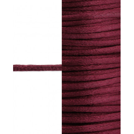 Шнур атласный д.0,2 см бордовый ~90 м (арт. ШД-74-8-31073.007)