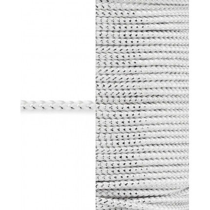 Шнур декоративный д.0,3 см белый п/э, 100м (арт. ШД-75-3-31427.004)