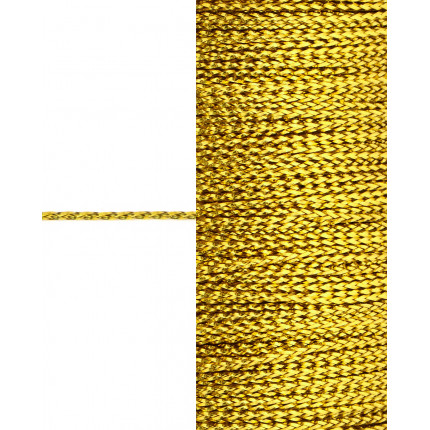 Шнур декоративный д.0,1 см золотистый п/э, 100м (арт. ШД-87-1-31565.001)