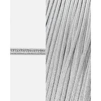 Прочие ШС-19-2-47761.002 Шнур-сутаж ш.3 мм 1 м серебристый 47761002 