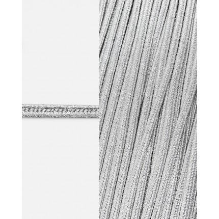 Шнур-сутаж ш.3 мм 1 м серебристый 47761002 (арт. ШС-19-2-47761.002)