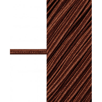 Сутаж атласный ш.0,3 см коричневый 1 м (арт. ШС-5-12-32612.013)