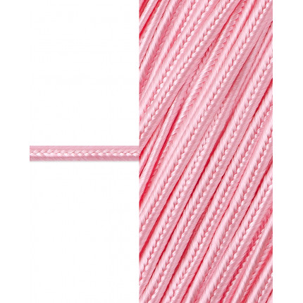 Сутаж атласный ш.0,3 см розовый 1 м (арт. ШС-5-22-32612.022)