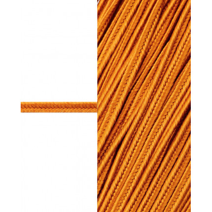 Сутаж атласный ш.0,3 см оранжевый (арт. ШС-5-37-32612.037)