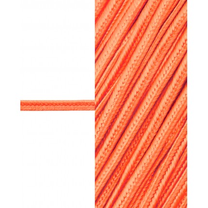 Сутаж атласный ш.3 мм оранжевый 1 м 32612043 (арт. ШС-5-43-32612.043)