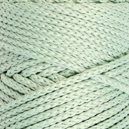 Шнур для вязания без сердечника 100% полиэфир, ширина 3мм 100м/210гр, (96 сиреневый) зелёный (арт. СМЛ-40115-19-СМЛ0002862188)