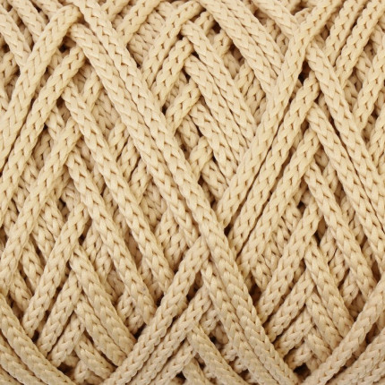 Шнур для вязания без сердечника 100% полиэфир, ширина 3мм 100м/210гр, (96 сиреневый) белый (арт. СМЛ-40115-20-СМЛ0002862181)