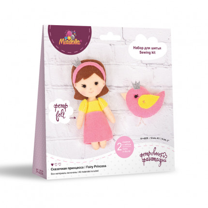 Набор для изготовления игрушки "Miadolla" TF-0229 Сказочная принцесса . (арт. TF-0229)