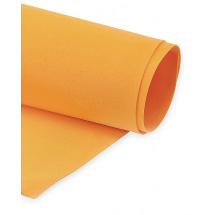 Фоамиран  оранжевый 1 мм 49х49 см 1 лист (арт. ТФМ-3-16-14850.012)