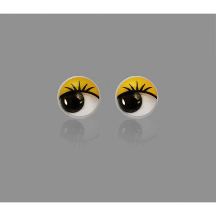 Глазки д.1 см желтый 50шт. (арт. ТГЛ-9-1-14246.005)